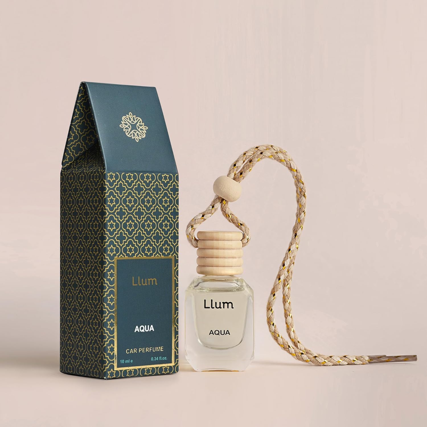 معطر هواء معلق للسيارة برائحة العنبر والفانيليا من لوم |10 مل، عبوة من قطعة واحدة |فاخر، عضوي خالٍ من السموم، خالٍ من الكحول، عطر |ملحق داخلي لرائحة عطرة |عطر يدوم طويلاً