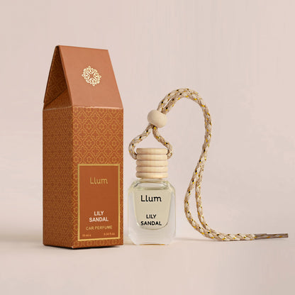 معطر هواء معلق للسيارة برائحة العنبر والفانيليا من لوم |10 مل، عبوة من قطعة واحدة |فاخر، عضوي خالٍ من السموم، خالٍ من الكحول، عطر |ملحق داخلي لرائحة عطرة |عطر يدوم طويلاً