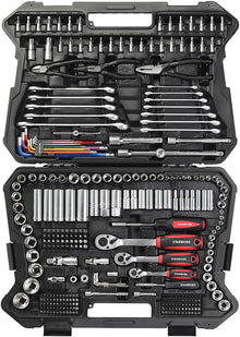 STARWORK True Mechanic™ 314-Piece Mechanics Tool Set and Socket Set, Professional Metric Set