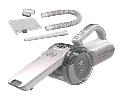 BLACK + DECKER Dustbuster pivot 21.6 wh Pivoting Nozzle, Compact Cordless Vacuum, Ideal for Home & Car, Easy Storage, Champagne/White - PV1420L-B5