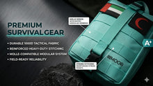MOOR Survival Camping Kit – Emergency Outdoor Gear Set with First Aid Components for Hiking, Travel & Camping