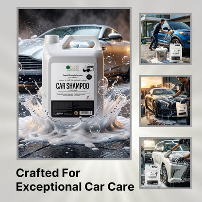 Bliss of Earth Car Shampoo 5L, Advanced High-Foam Car Wash for All Vehicles, Removes Dust, Mud & Road Dirt, Glossy Paint Protection, Made in UAE Vehicle Cleaner