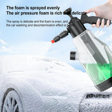 Car Wash Foam Sprayer, Hand Pressure Anti-Slip Foam Sprayer | Liquid Foam Pump Sprayer | Sprayer Full Function Pressure Atomizer and Pump Sprayer for Home, Garden and Car Detailing and Washing (2L)