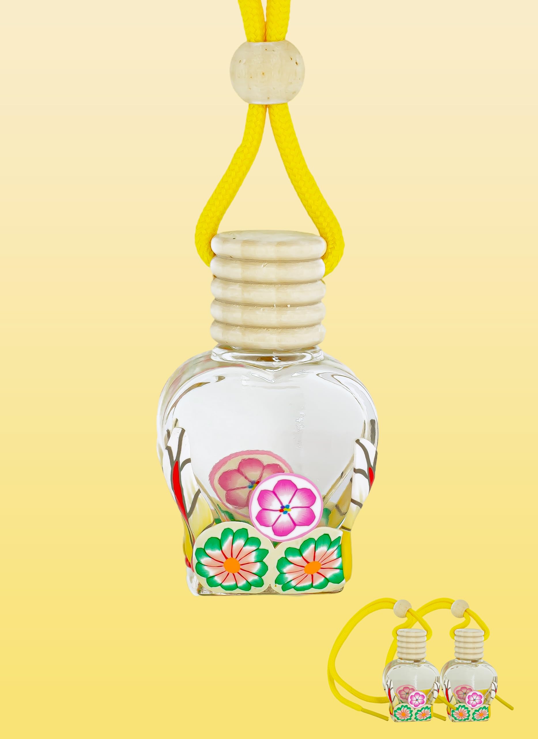 معطر هواء معلق من كونكورد - 10 مل برائحة بطيخ العسل، للاستخدام في السيارة والمنزل، يدوم لمدة 60 يومًا، عبوة من قطعة واحدة