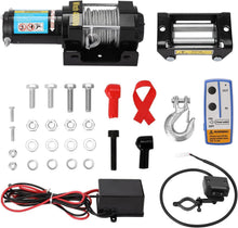 4000 Electric Recovery Winch Kit ATV Trailer Truck Car DC12V Remote Control Winches