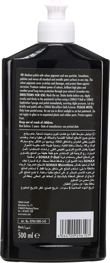 بوليش و شمع لون اسود من سونكس
