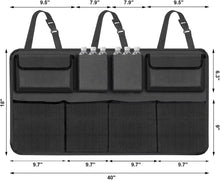 Car Trunk Organizer with 8 Large Storage Pockets | Versatile Backseat Hanging Organizer for SUV, Truck & Van | Extra Capacity for Space Saving and Efficient Storage Solutions