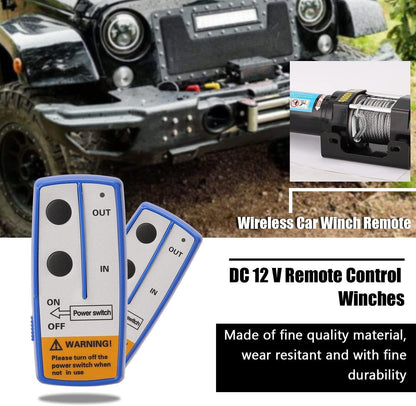4000 Electric Recovery Winch Kit ATV Trailer Truck Car DC12V Remote Control Winches