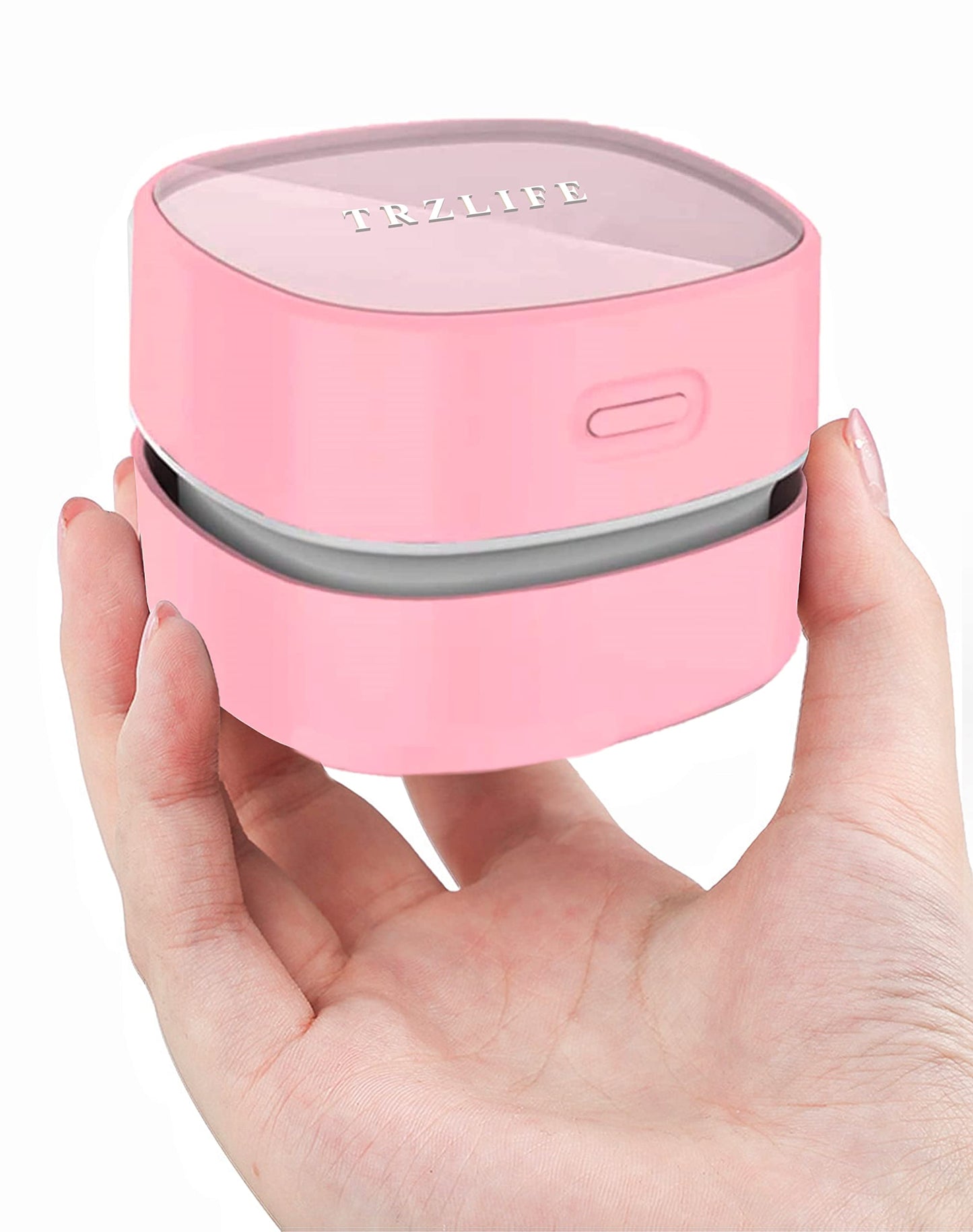 TRZLIFE Desk Vacuum Cleaner, Mini Table Vacuum Improved Details AA Batteries Cordless Vac Sucks up Tiny Items Crumbs for Desktop Drawer Countertop Perfect Valentine's Day gift