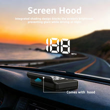 شاشة عرض امامية للسيارة من كويويهود، توصيل وتشغيل USB، سطوع تلقائي، شاشة عرض كبيرة