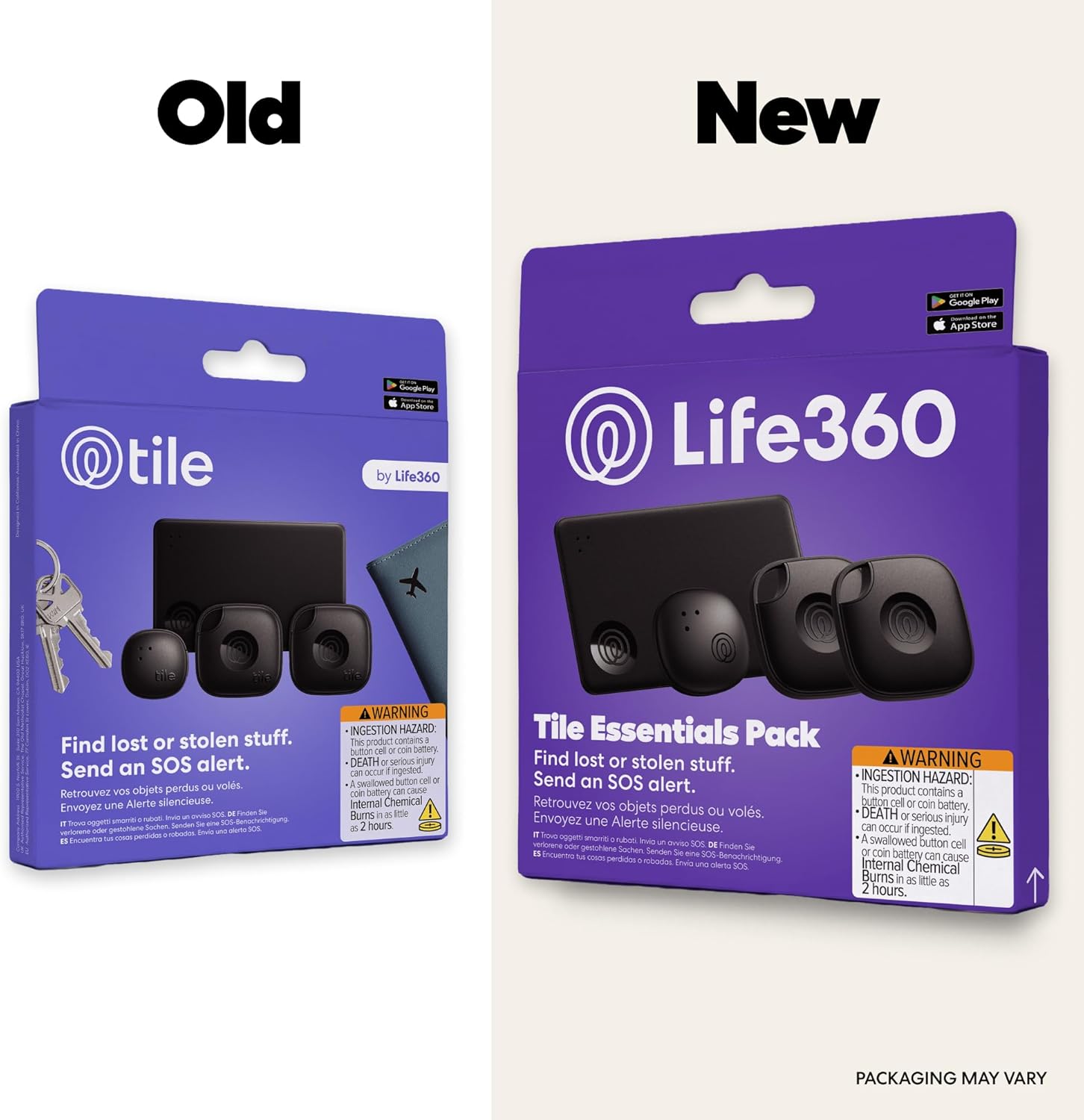 Tile by Life360 Essentials - Bluetooth Trackers & Item Locators for Keys, Wallets, Remotes & More; Easily Find All Your Things. Both iOS and Android Compatible. 4-Pack (Mates/Slim/Sticker)