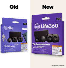 Tile by Life360 Essentials - Bluetooth Trackers & Item Locators for Keys, Wallets, Remotes & More; Easily Find All Your Things. Both iOS and Android Compatible. 4-Pack (Mates/Slim/Sticker)