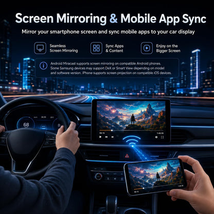 4 in 1 Wireless CarPlay Adapter, For Factory Wired CarPlay Cars, 5.8Ghz Stable, Screen Mirroring, Android Auto, Bluetooth Calling, Universal for iPhone Android (black white)