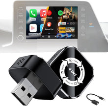 4 in 1 Wireless CarPlay Adapter, For Factory Wired CarPlay Cars, 5.8Ghz Stable, Screen Mirroring, Android Auto, Bluetooth Calling, Universal for iPhone Android (black white)