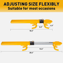 CARTMAN Heavy Duty Steering Wheel Lock Anti-Theft Car Device Security Car Lock Great Deterrent Adjustable Antitheft Locking Devices for Vehicle Truck with 3 Keys
