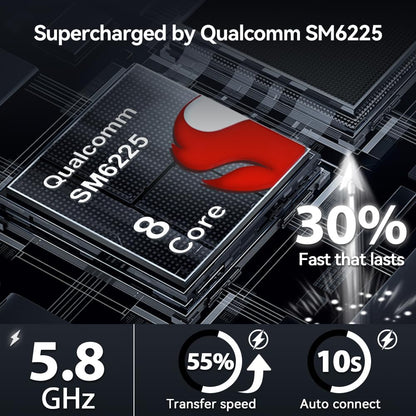 جهاز اندرويد 13 ايه اي بوكس اصدار LED من كارلينكيت، كوالكوم 8 نواة، 8+128GB، محول 3 في 1 مع شبكة 4G خلوية، بث فيديو، جوجل بلاي مدمج، مناسب فقط لسيارات كاربلاي السلكية في المصنع