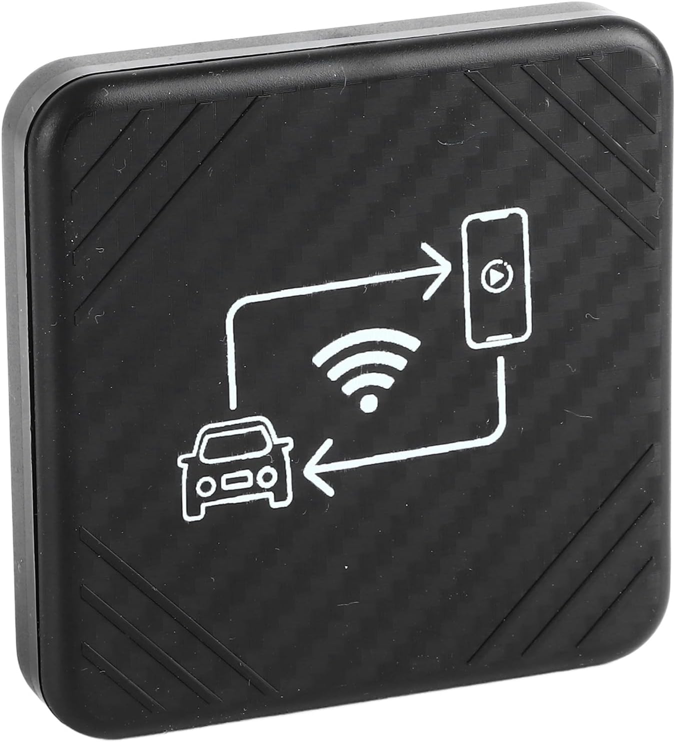 Luocute Wireless CarPlay and Android Auto Adapter, 2 in 1 AI Box Bluetooth 5.0/WiFi Connect, Intelligent Voice Control, Plug ＆ Play, Compatible with IOS 9+, for Original Car