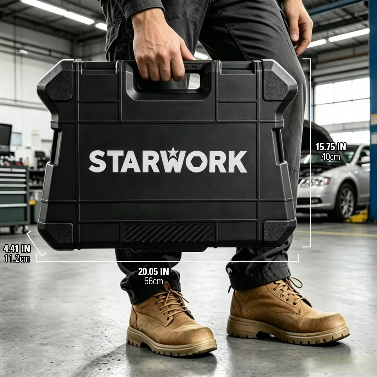 STARWORK True Mechanic™ 314-Piece Mechanics Tool Set and Socket Set, Professional Metric Set