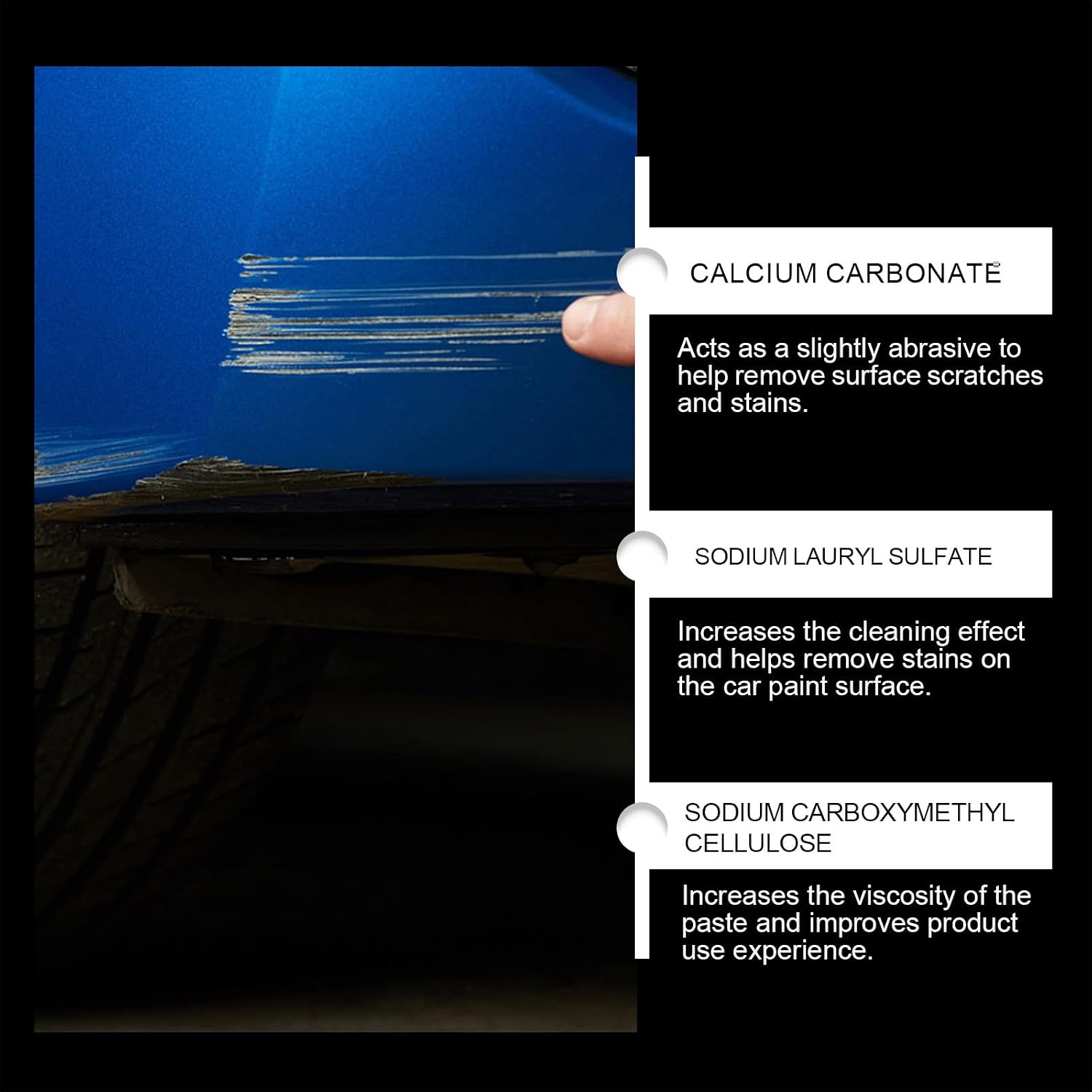 Car Scratch Remover Stain Remover Clean and Polish Car Paint Refurbishment Removers Stain Cream