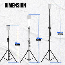 LED Camping Light, 1680LM High Brightness Portable Outdoor Lamp with Telescopic Tripod | Powered by USB Cable for Continuous Light | for Camping, Emergency, Garden, Tent, Car Repair