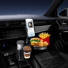 X spring Cup Holder Extender, Black Car Cup Holder Expansion Adapter, Multi-Functional Vehicle Drink Organizer for Road Trips, Commuting, and Daily Driving Convenience