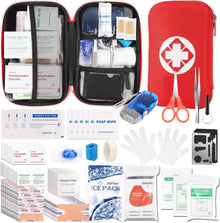 SYOSI First Aid Kit, 338 Pcs Waterproof Emergency Kit Survival Gear Trauma Kit with Essential Emergency Medical Supplies, Suitable for Travel Home Office Vehicle Outdoor Camping Hiking