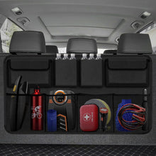 Car Trunk Organizer with 8 Large Storage Pockets | Versatile Backseat Hanging Organizer for SUV, Truck & Van | Extra Capacity for Space Saving and Efficient Storage Solutions
