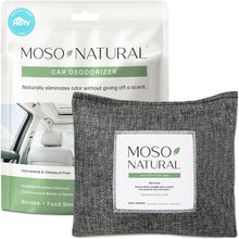 MOSO NATURAL Air Purifying Bag A Scent Free Odor Eliminator For Cars, Trucks and SUVs. Premium Moso Bamboo Charcoal Odor Absorber - 300 g (Pack of 1), Linen, Long Lasting Bag| Lasts up to 2 years!
