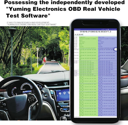Bluetooth OBD2 Scanner for Cars - Wireless OBDII Diagnostic Tool with Real-Time Data & Fault Code Reader Compatible iOS/Android, Torque Pro, OBD Fusion, inCarDoc Apps - Quick Scan