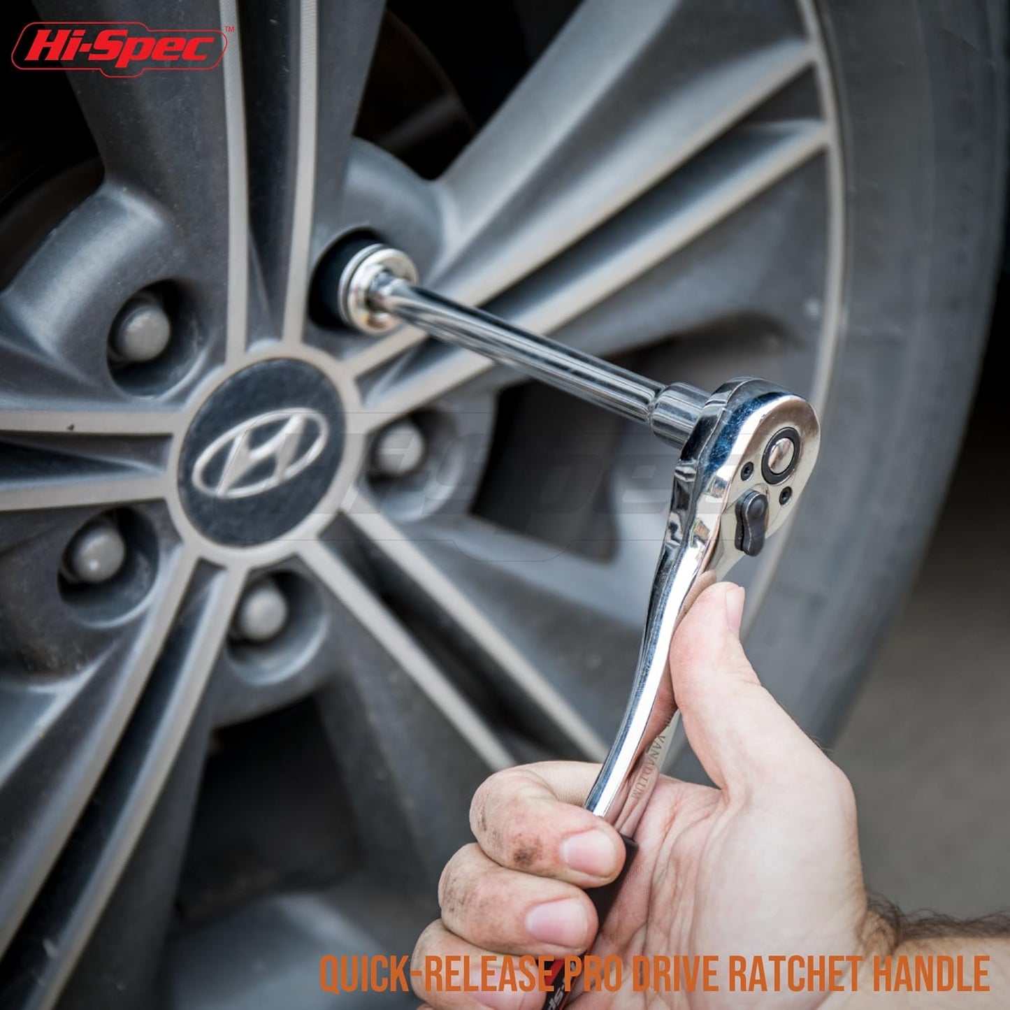 Hi-Spec 67-Piece Auto Mechanics Tool Set for Car Repair, Vehicle Maintenance and DIY Use