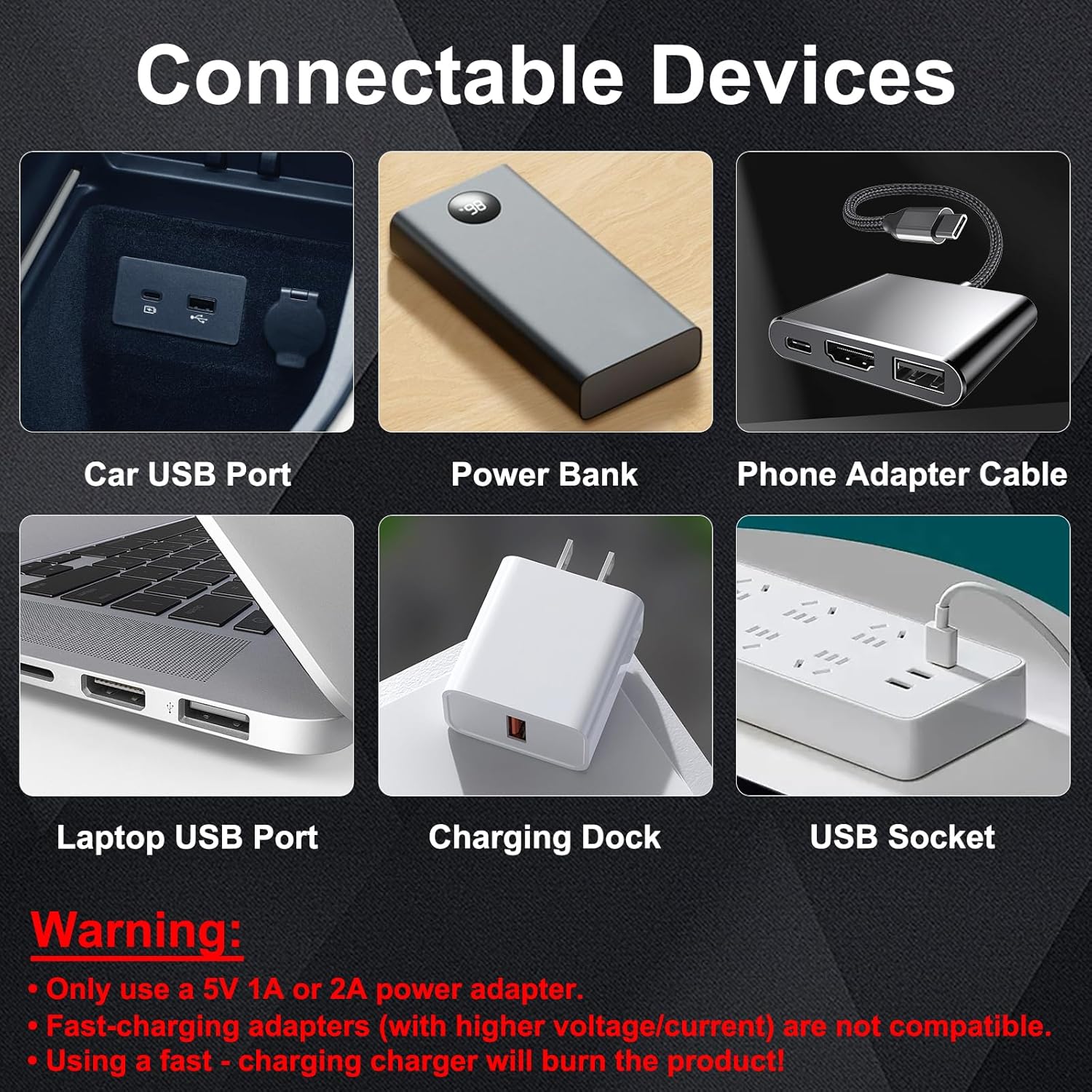 مصباح اضاءة ليلية USB للسيارة من يلا جوي، عبوة من قطعتين، مصباح زجاجة زجاجي ريترو قابل للتعتيم يعمل باللمس لداخل السيارة وغرفة النوم والتخييم، ضوء محيطي صغير محمول مع توهج زهري دافئ