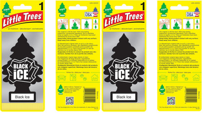 Little Trees Tree Card Air FReshener Leather, Brown, 10290, 1-Pack