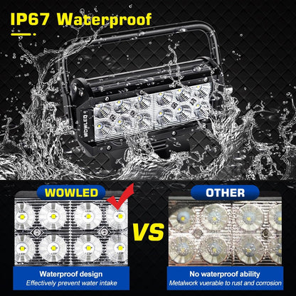 Portable 36W Floodlight Magnetic Base Led Light Bar Offroad Driving Work Lamp Flood Beam For Truck Car Boat 4X4 Camp 12V 24V Fog