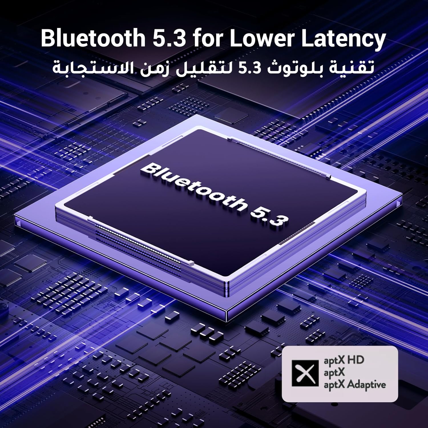 UGREEN محول بلوتوث USB-C لجهاز PS5، محول صوت بلوتوث 5.3 بتقنية APTX منخفضة التأخير وaptX-Adaptive، جهاز إرسال صوت لاسلكي لتوصيل سماعات الرأس وسماعات الأذن اللاسلكية