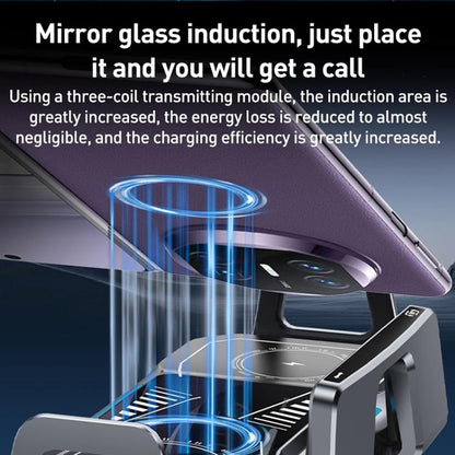 Wireless Car Charger Phone Holder, 360° Rotation, Fast Charging Car Mount with Auto Clamp, Air Vent Mobile Holder, Universal Car Phone Mount for iPhone & Android Devices (Wireless1)