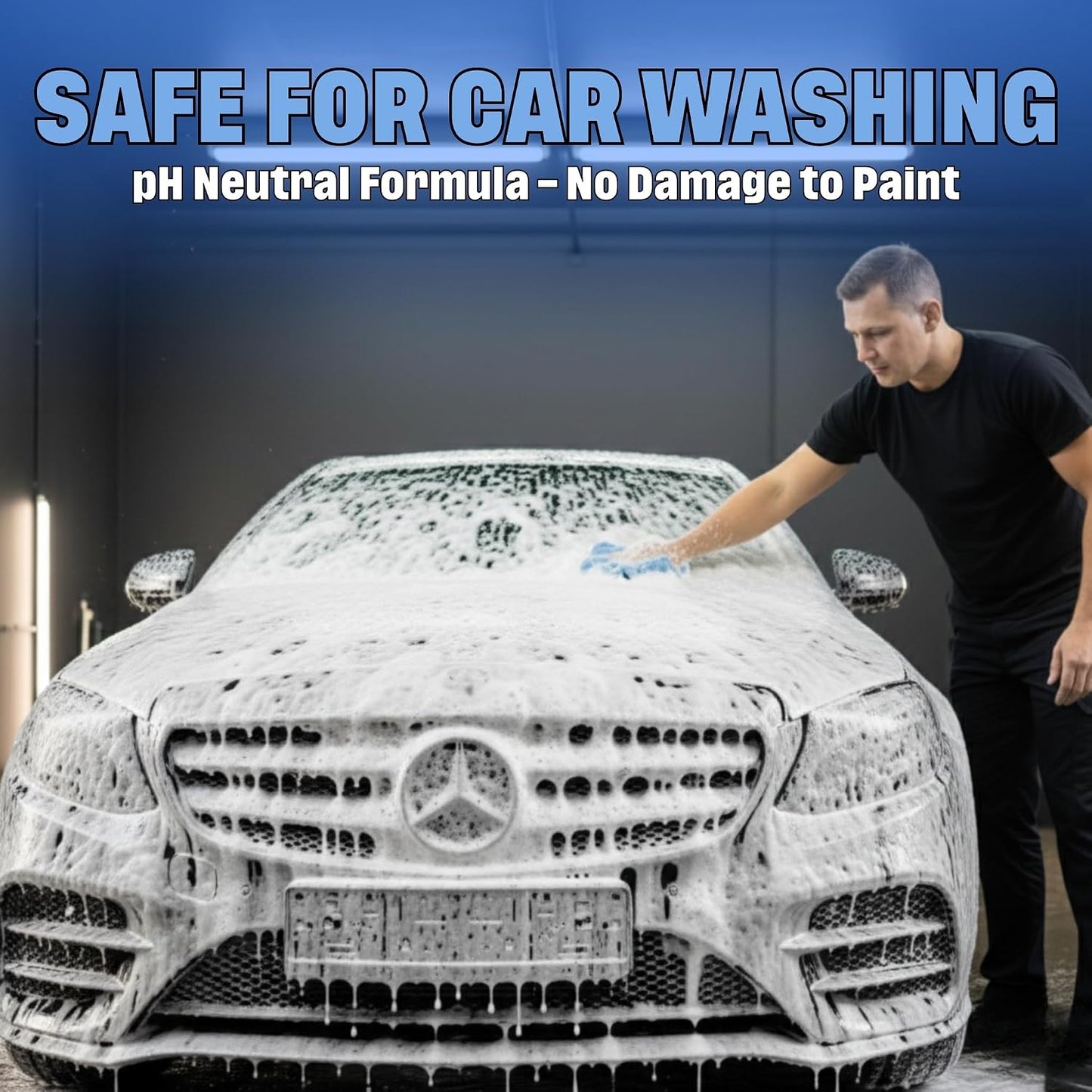 شامبو غسيل السيارات زيون أوتو 5 لتر بالشمع والرغوة | حماية الطلاء | لمعان مع عطر طازج، شامبو السيارات والمركبات