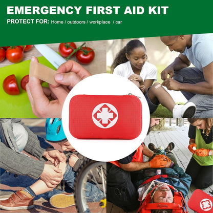 SYOSI First Aid Kit, 338 Pcs Waterproof Emergency Kit Survival Gear Trauma Kit with Essential Emergency Medical Supplies, Suitable for Travel Home Office Vehicle Outdoor Camping Hiking