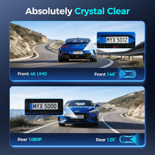 DDPAI 4K Dash Cam for Cars, Front and Rear 2160P+1080P Dashcam Built-in 32G eMMC ADAS 5G WiFi GPS with APP Control 24 Hours Parking Monitor, N5 Dual