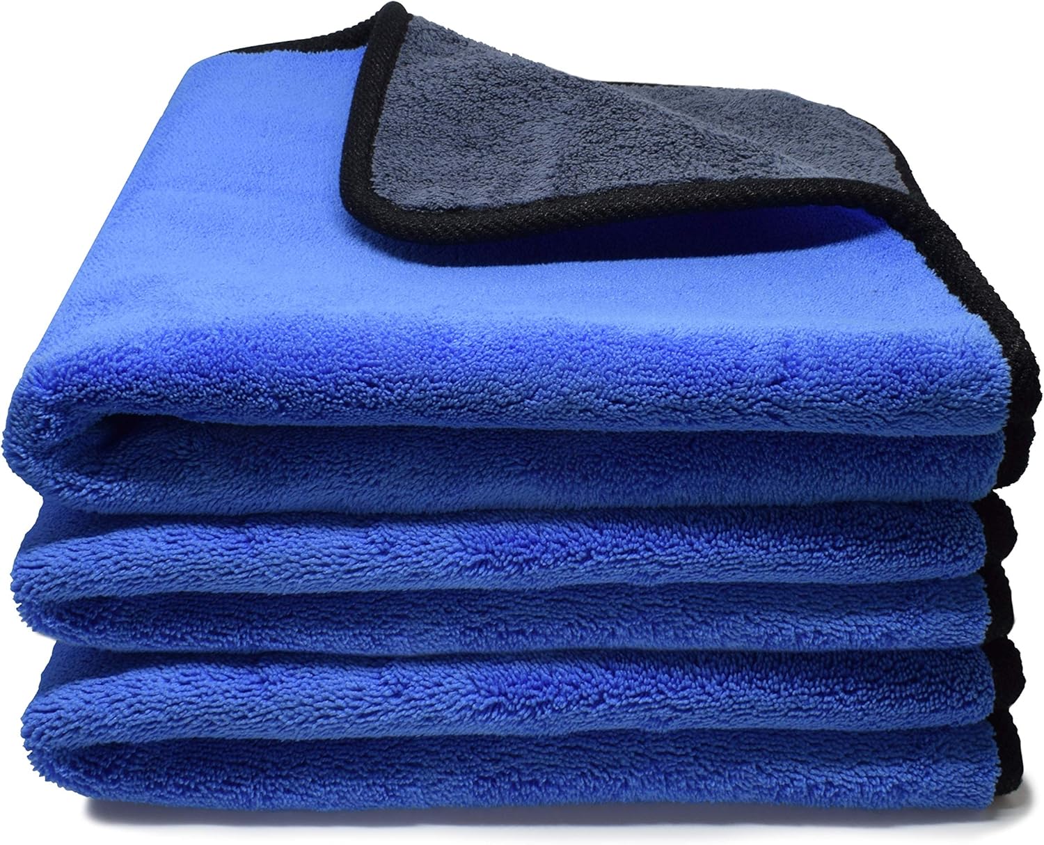 Kemes Microfibre Car Cloths, Pack of 3, 500 GSM Polishing Cloth, Paint Care, Extremely Absorbent and Gentle Soft for Caring for Car and Motorcycle, Drying, Polishing, 30 x 30 cm (3 Pieces)