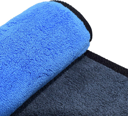 Kemes Microfibre Car Cloths, Pack of 3, 500 GSM Polishing Cloth, Paint Care, Extremely Absorbent and Gentle Soft for Caring for Car and Motorcycle, Drying, Polishing, 30 x 30 cm (3 Pieces)