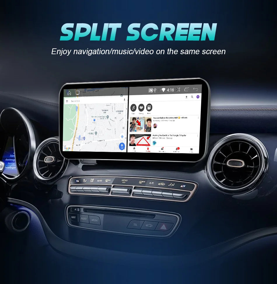 شاشة أندرويد لمرسيدس C-Class (W205)
