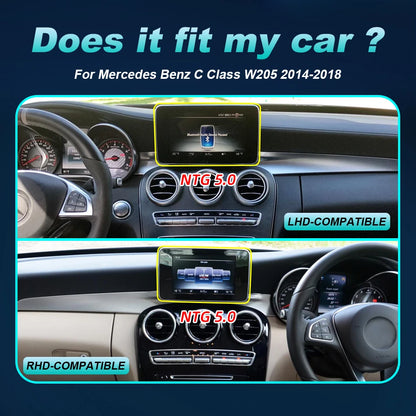 شاشة أندرويد لمرسيدس C-Class (W205)