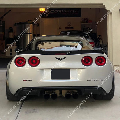 جناح خلفي ZR1 Style لشفروليه كورفيت C6 / Z06 / Grand Sport (2005-2013) – ABS أسود لامع