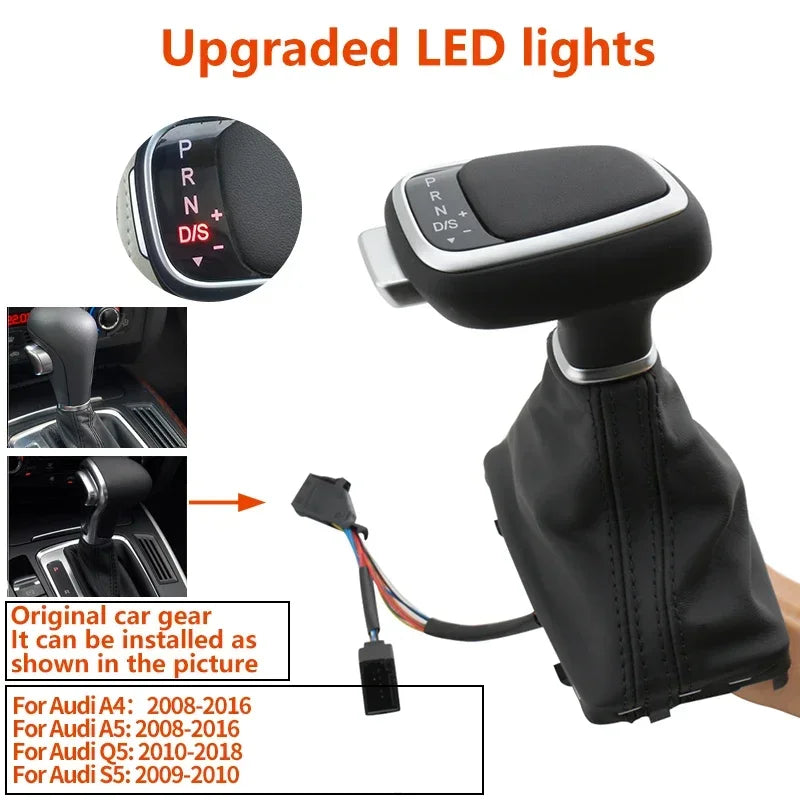 مقبض قير LED لأودي