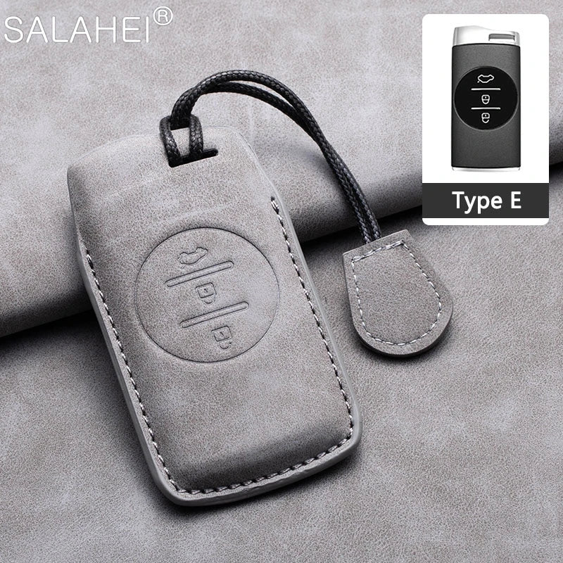 غطاء مفتاح جلدي لشيري تيجو