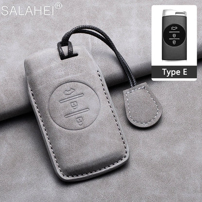 غطاء مفتاح جلدي لشيري تيجو