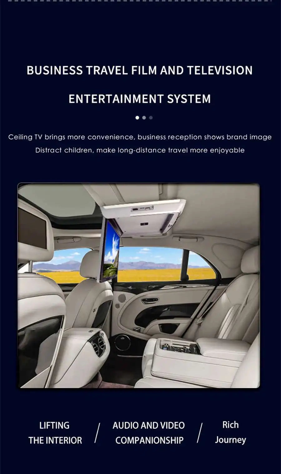 شاشة سقفية أندرويد لمرسيدس V-Class