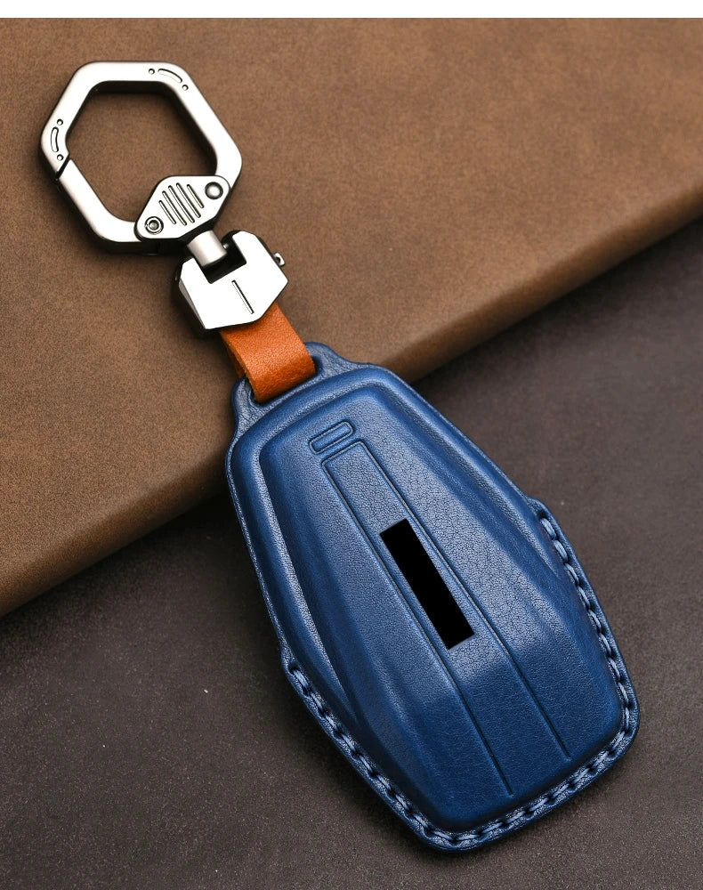 غطاء مفتاح جلدي لـ Geely Coolray