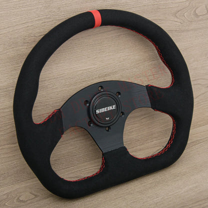 مقود رياضي SIBEIKE بتصميم D شمواه – 13 إنش (320 مم) JDM