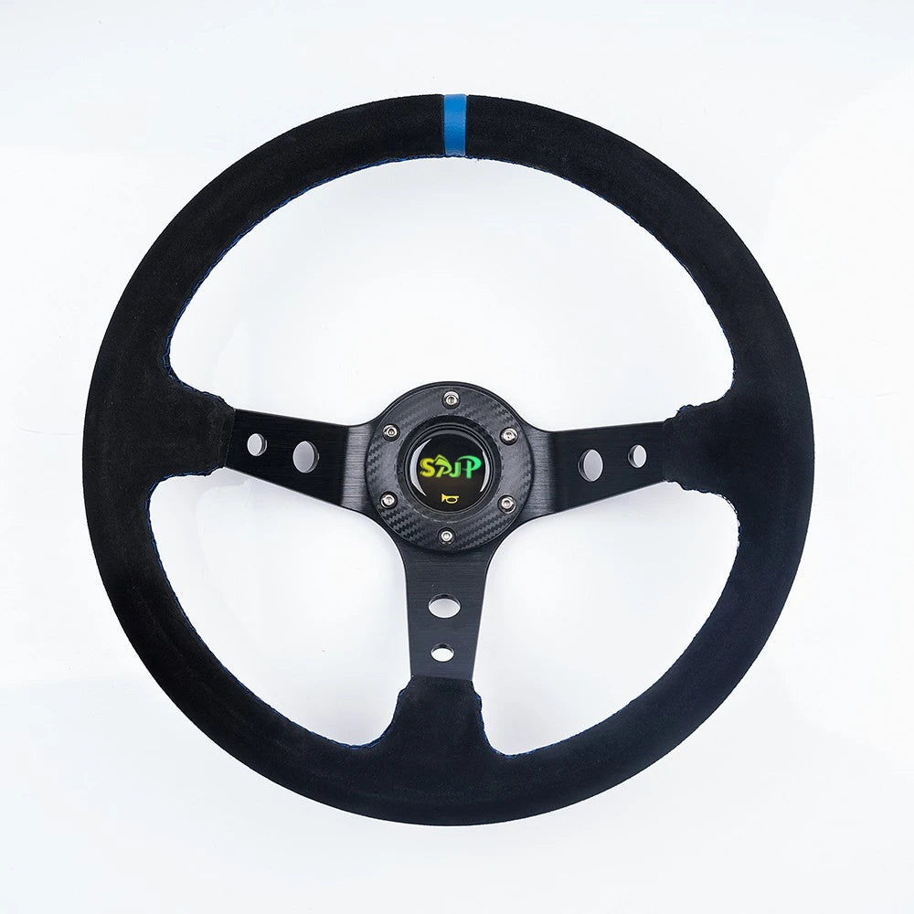 مقود رياضي عالمي 14 إنش (350 مم) شمواه أو PVC – Deep Dish للدرفت والسباقات